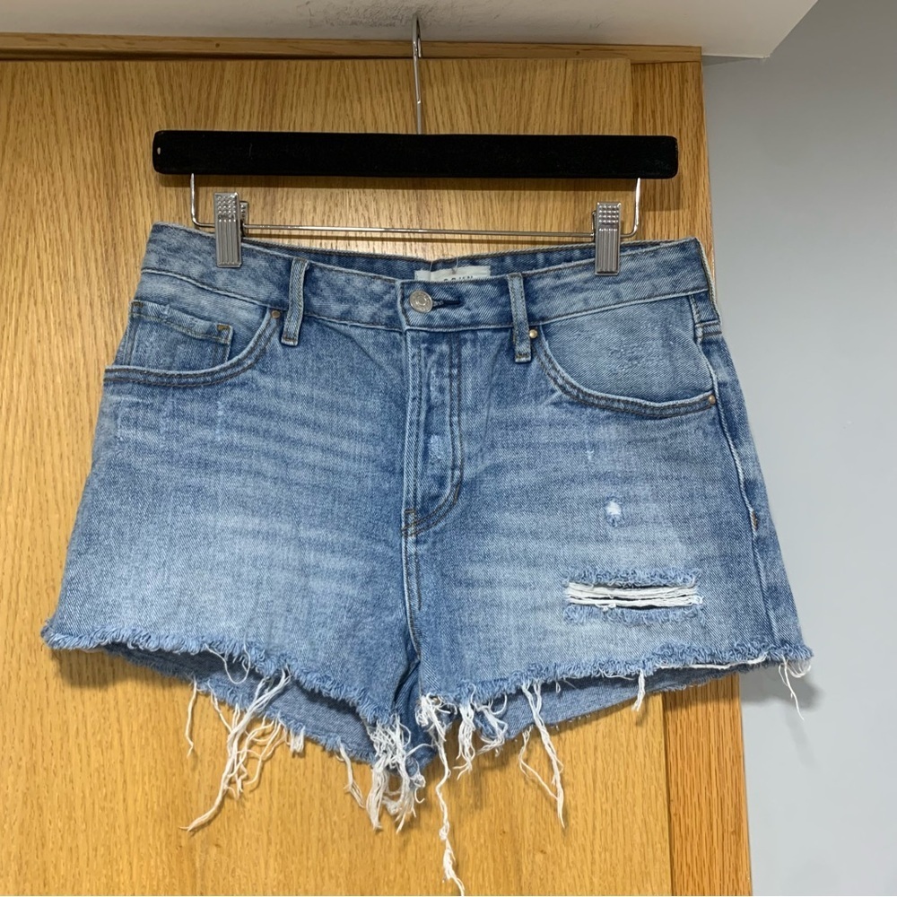 Pacsun Mid Rise Jean Shorts With Raw Cut Hem - Size 27